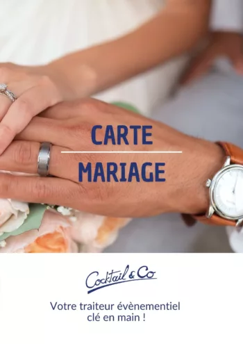 Carte mariage - Cocktail & Co